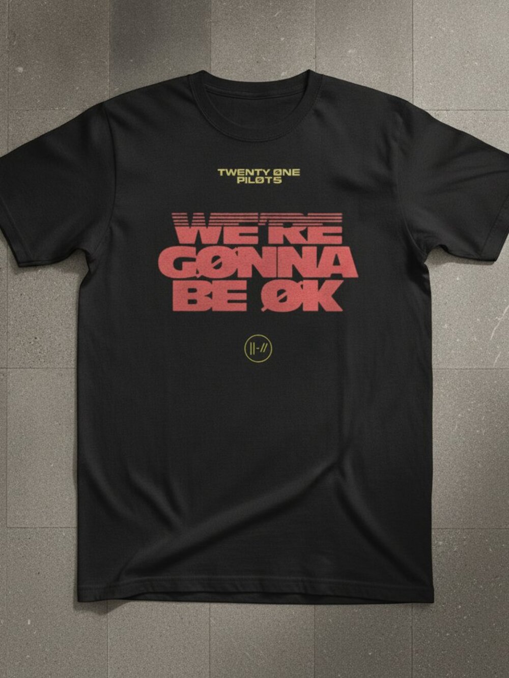 Twenty One Pilots We're Gonna Be OK T-Shirt | Vintage Band Graphic Tee